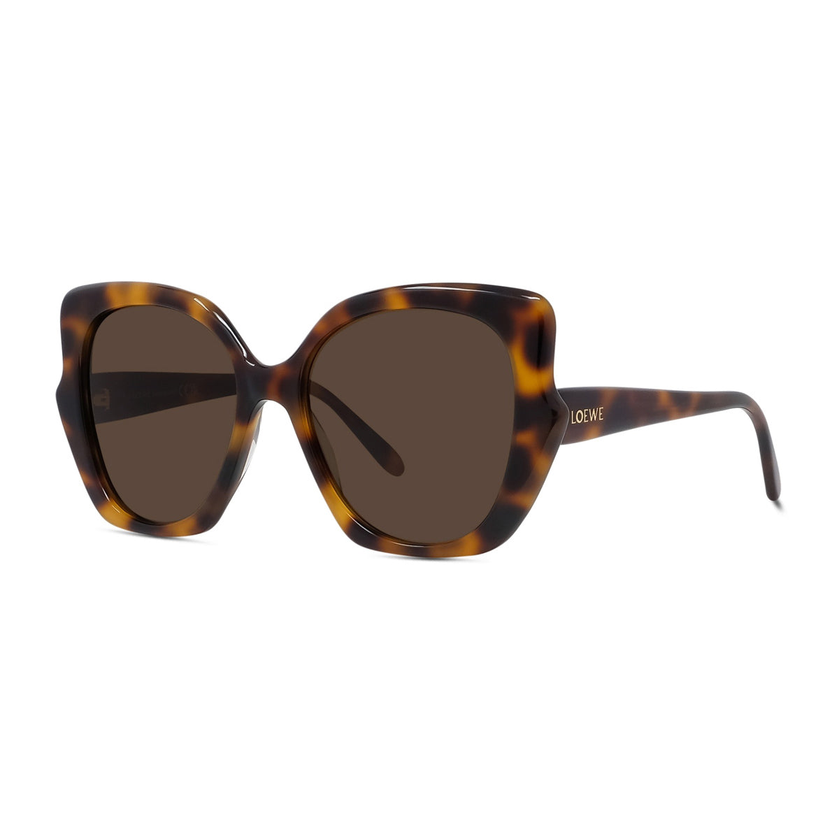 Loewe LW40133I Slim 52E Havana Marrone Acetate Occhiali Da Sole