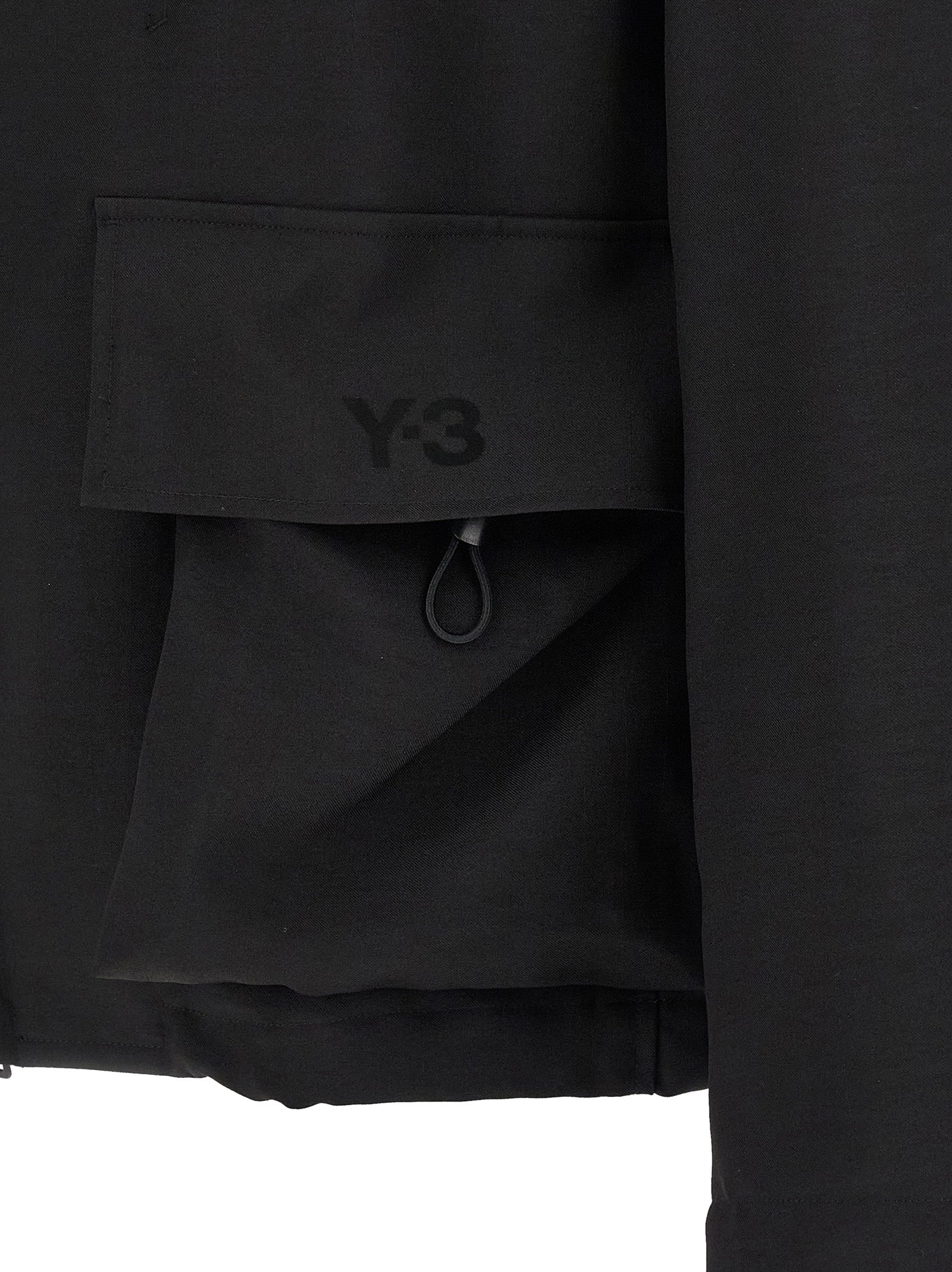 Y-3 Sport Uniform blouson Black Polyester Down Jacket, Parka, Casual Jackets