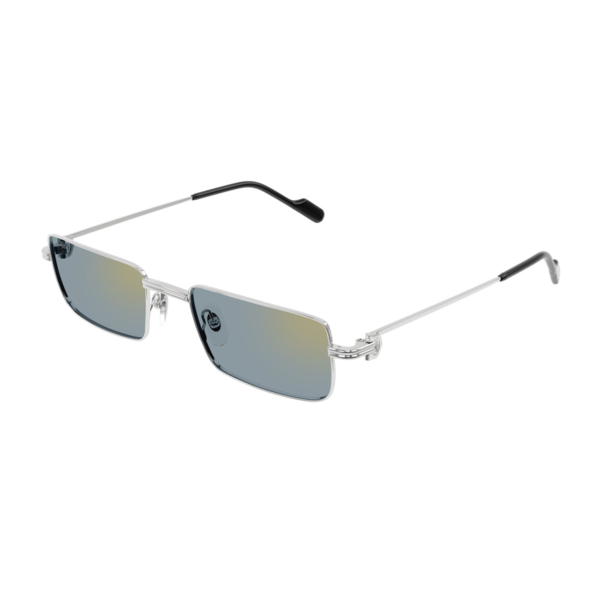 Cartier CT0501S Première de 008 Silver Light Blue Argento Metal Occhiali Da Sole