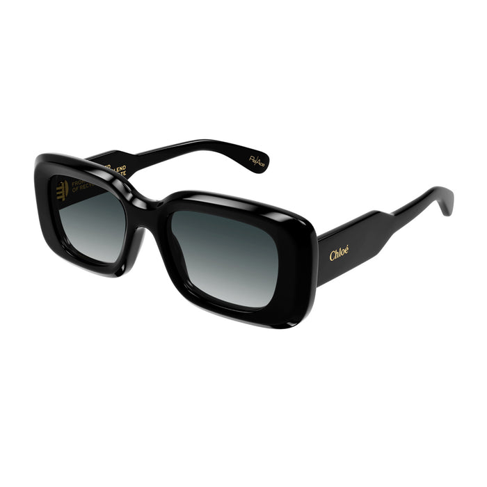 CH0188S 001 Nero Recycled Acetate Occhiali Sole