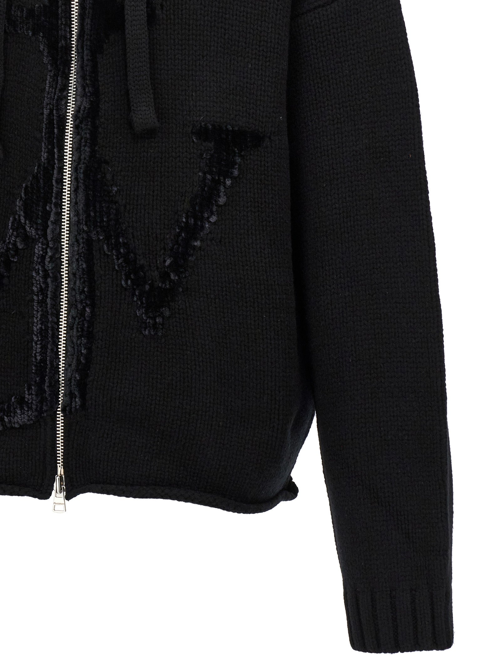 Anchor JWA hoodie Black Wool Sweatshirt