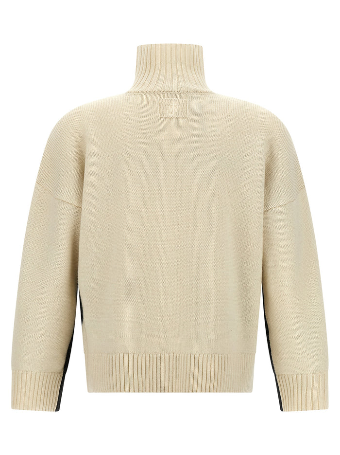 Two tone sweater Gray Lw Wp Acrylic Sweater, Cardigans