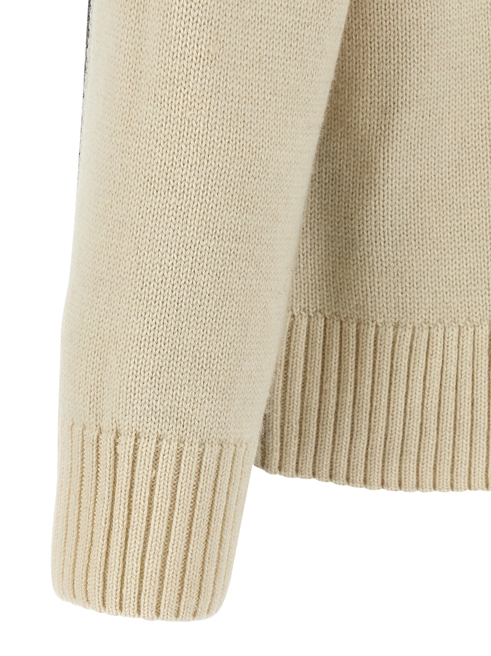 Two tone sweater Gray Lw Wp Acrylic Sweater, Cardigans