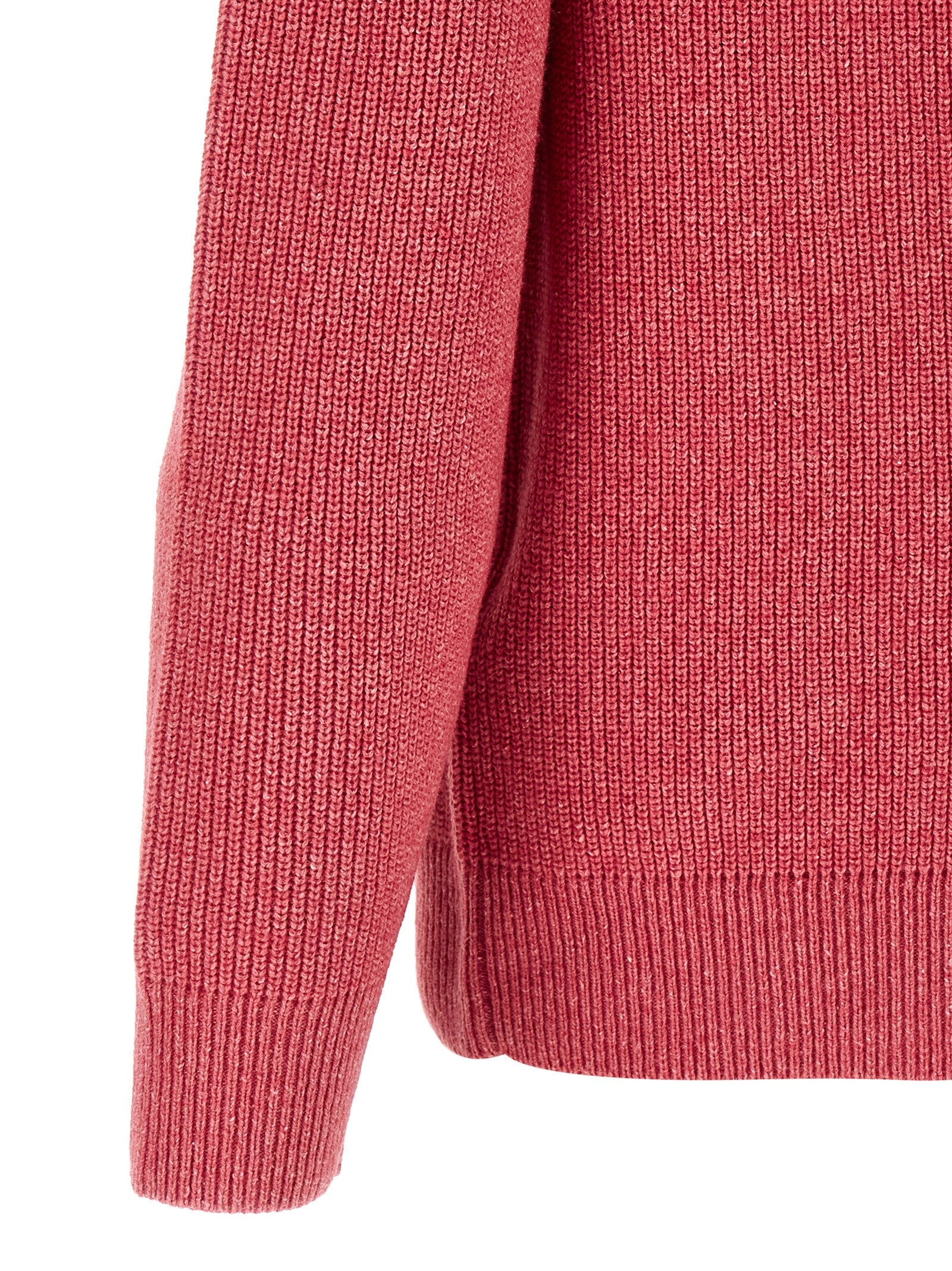 Half-zip sweater Pink Wool Sweater, Cardigans