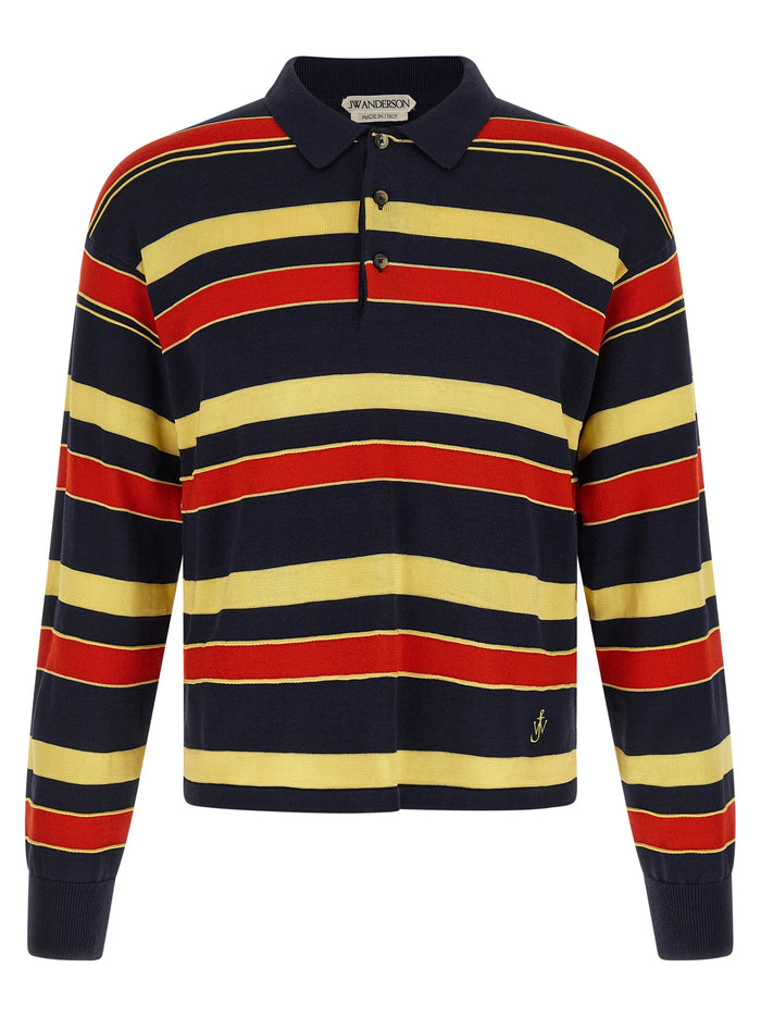 Knitted polo shirt Multicolor