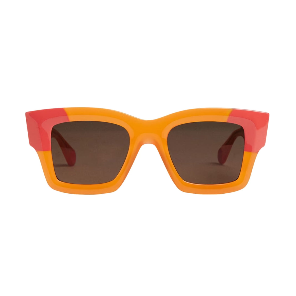 Les Lunettes Baci Multi Orange Arancione Acetate Occhiali Sole