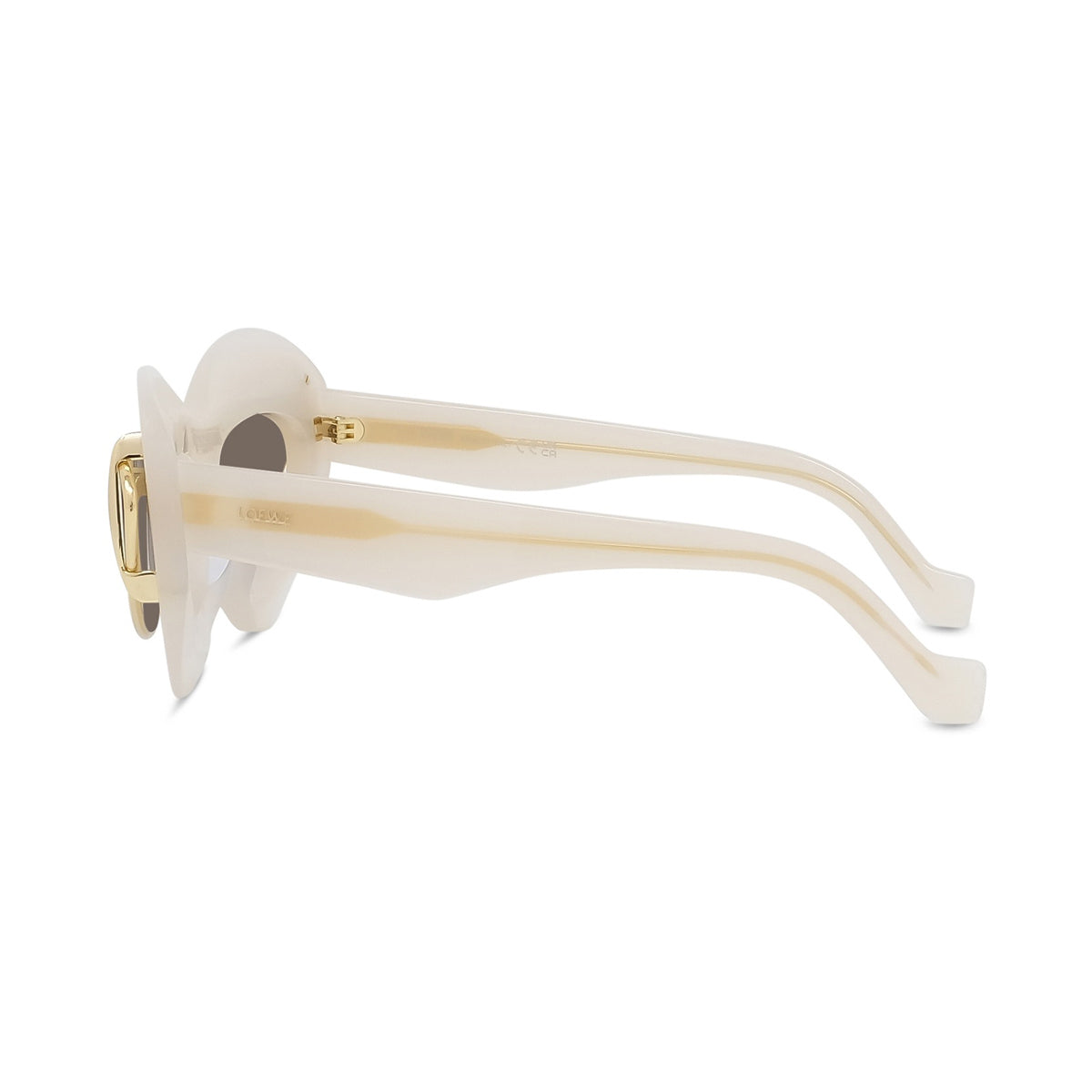 Loewe LW40139U Curvy 25E Avorio Bianco Acetate/metal Occhiali Da Sole