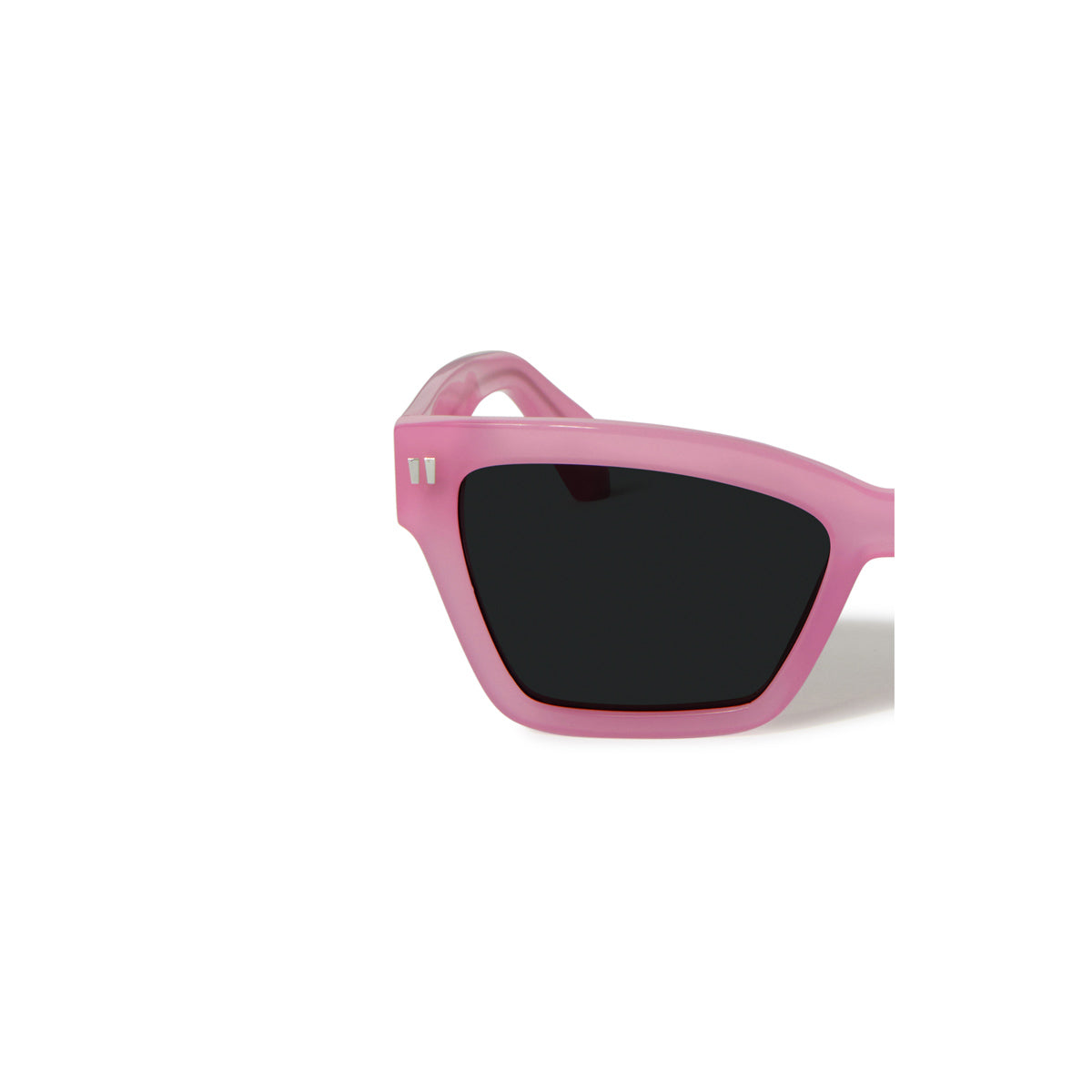 Off White OERI110 CINCINNATI 3007 Pink Dark Grey Rosa Acetate Occhiali Da Sole