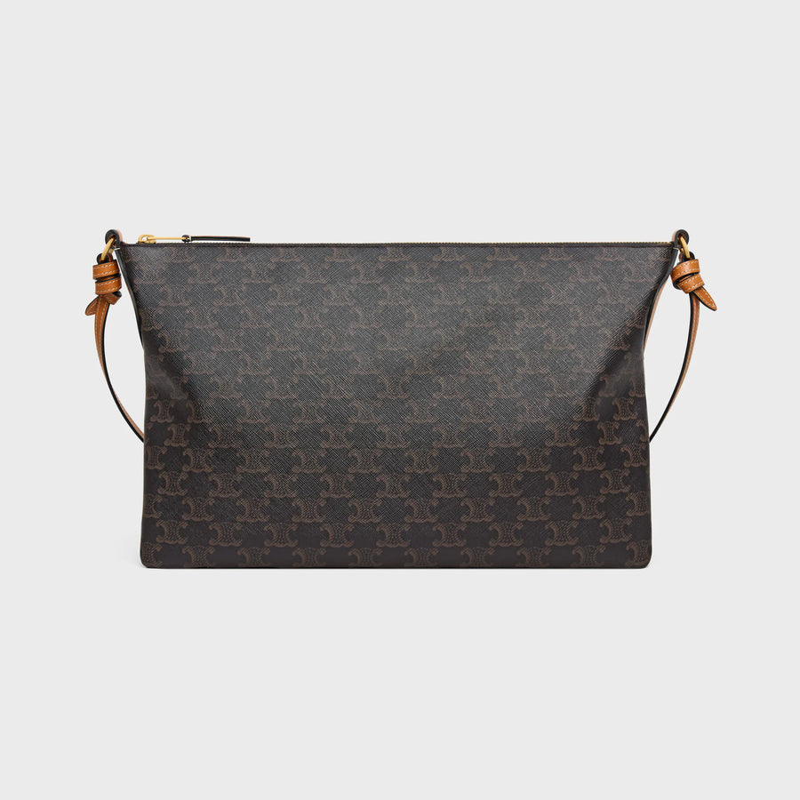 Duo Zipped Bag Miel Beige Hand