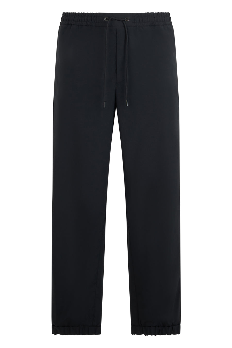 Straight-Cut Trousers Black Elastomultiester