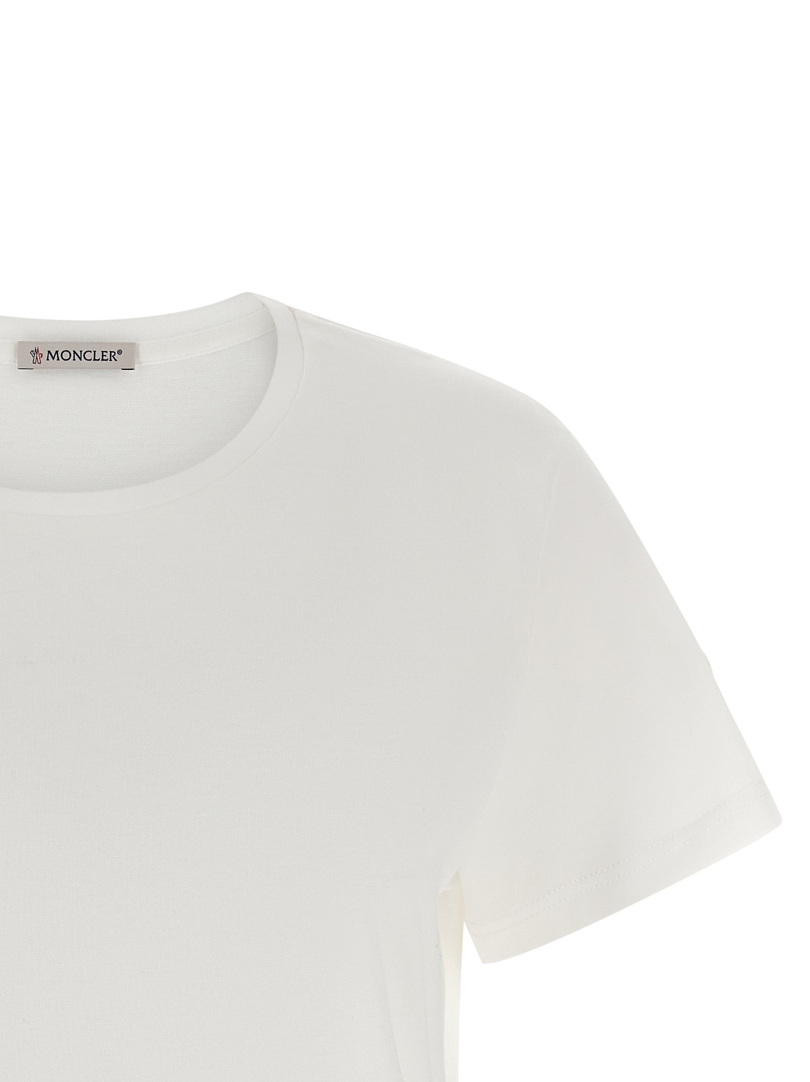 Logo patch t-shirt White Cotton