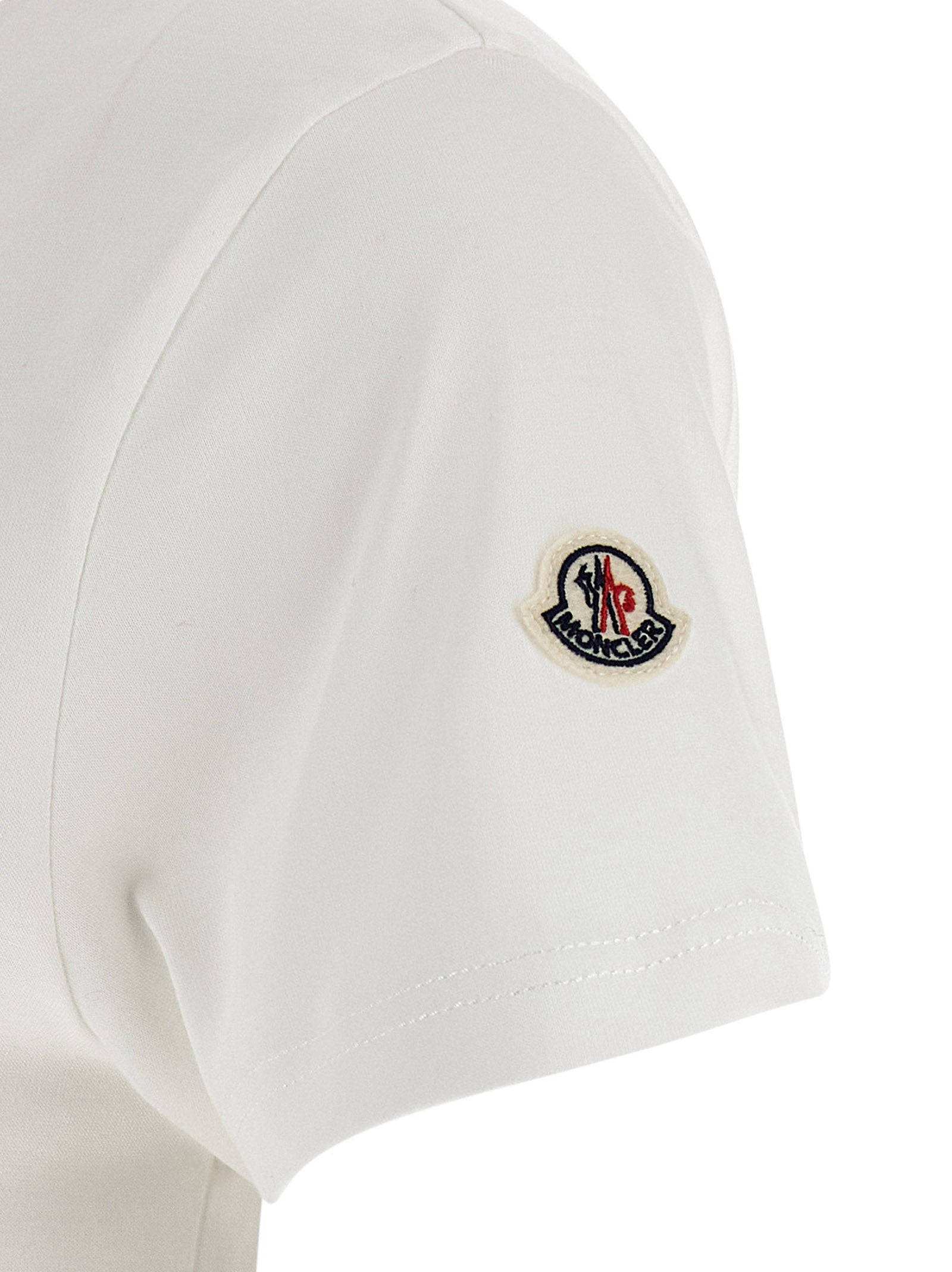 Logo patch t-shirt White Cotton