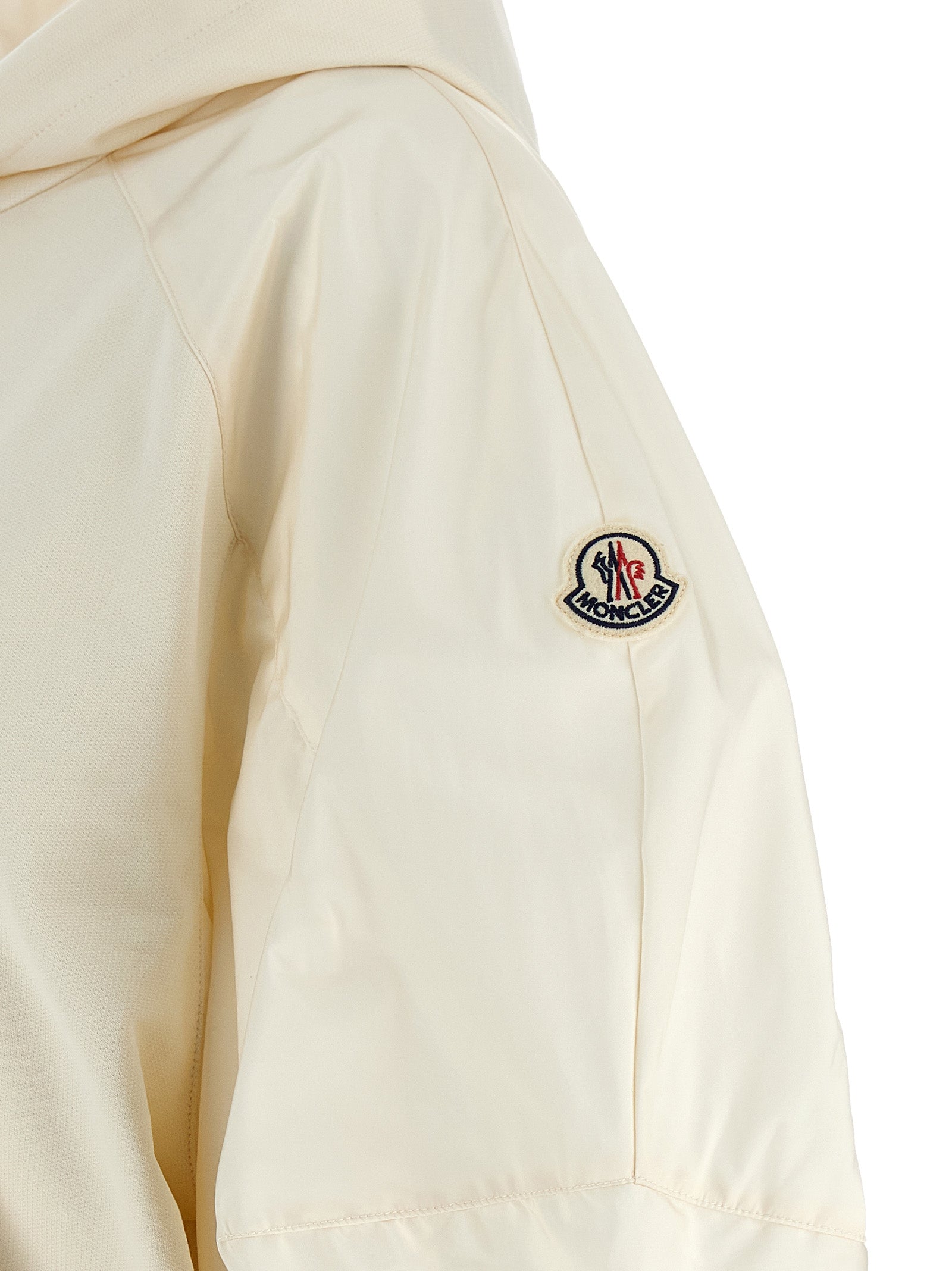 Hoodie White Cotton Sweatshirt