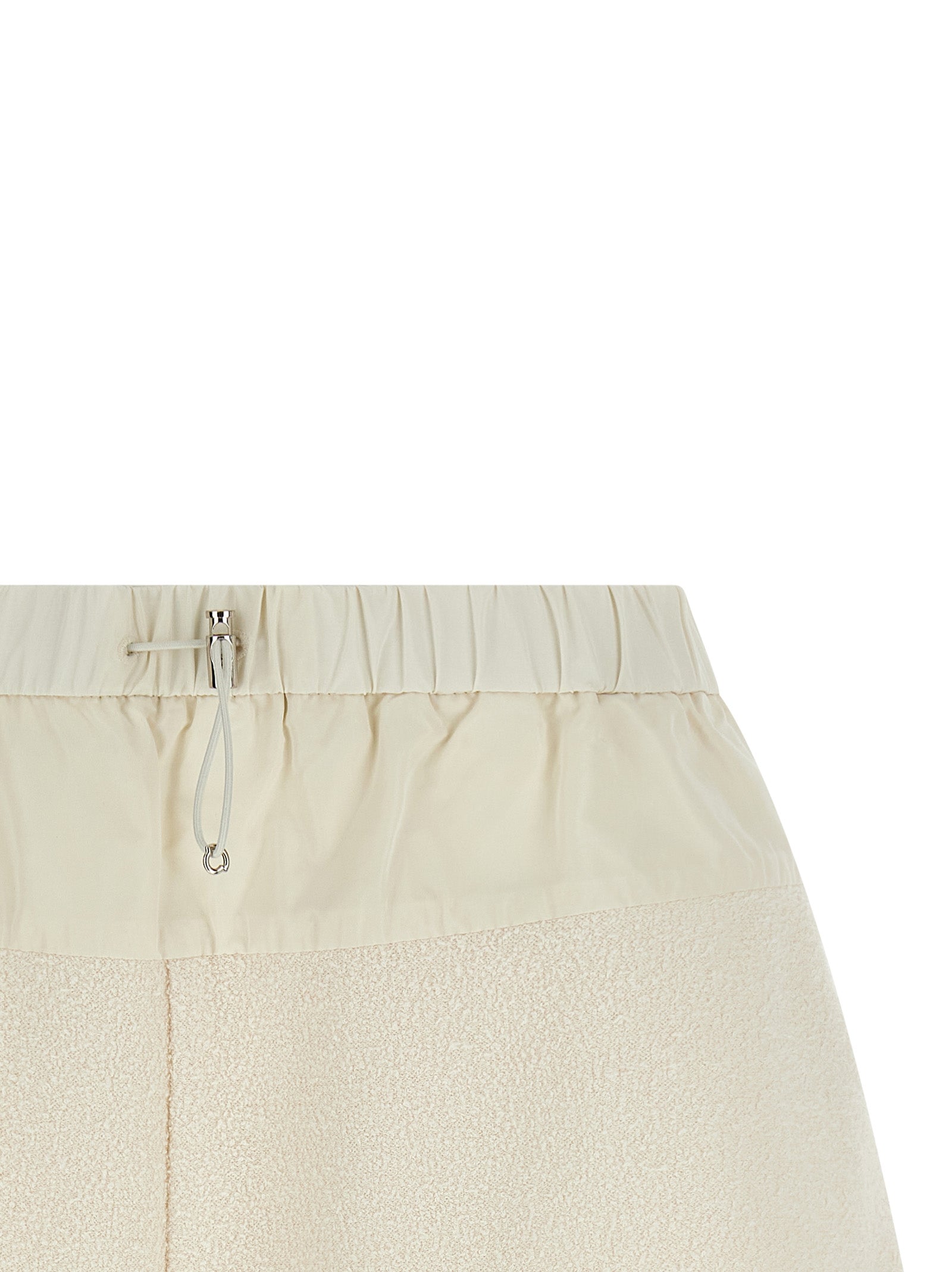 Bouclé shorts White Polyester Bermuda