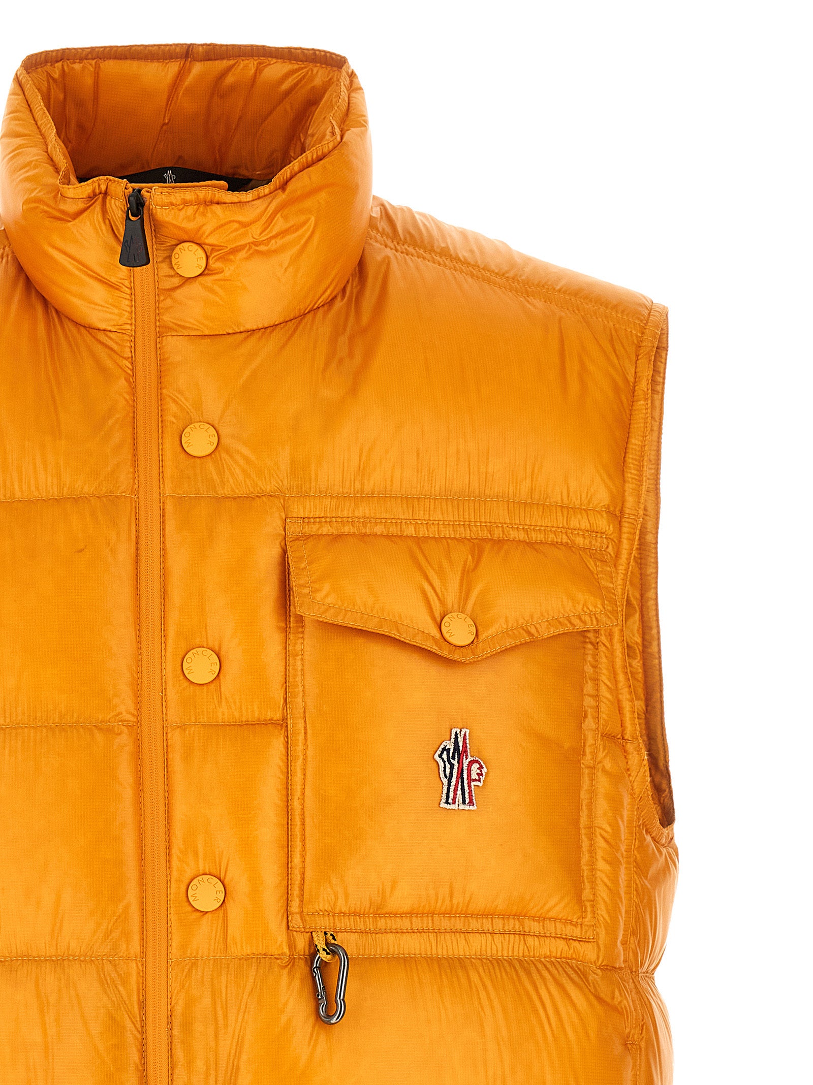 Uychi vest Yellow Polyester Gilet