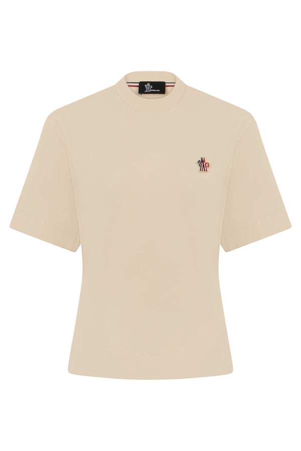 Cotton T-Shirt Beige T-shirts & Jerseys
