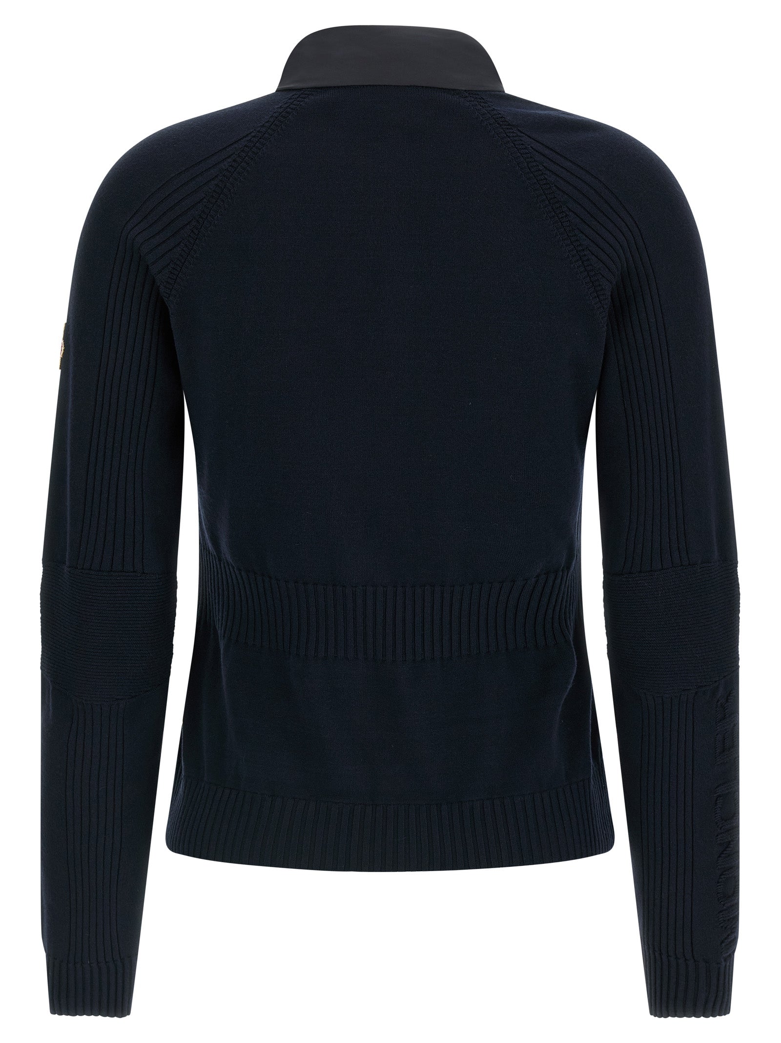 Padded cardigan Blue Polyamide Sweater, Cardigans