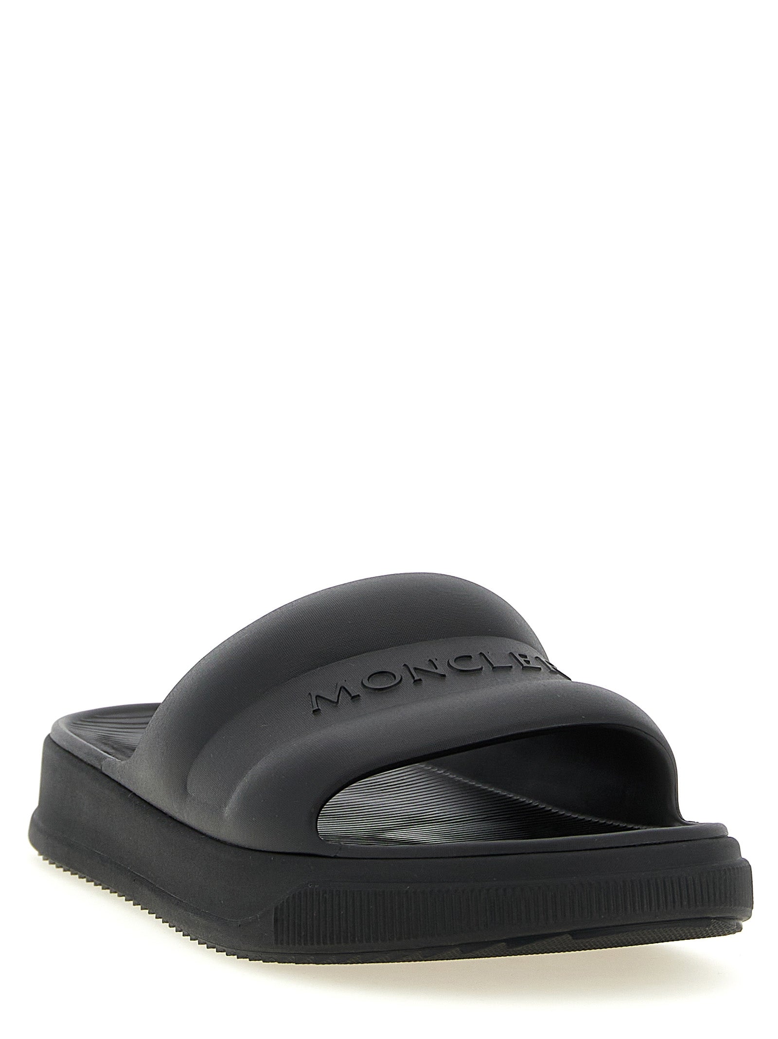 Moncler Altive slides Black Elastane Sandal