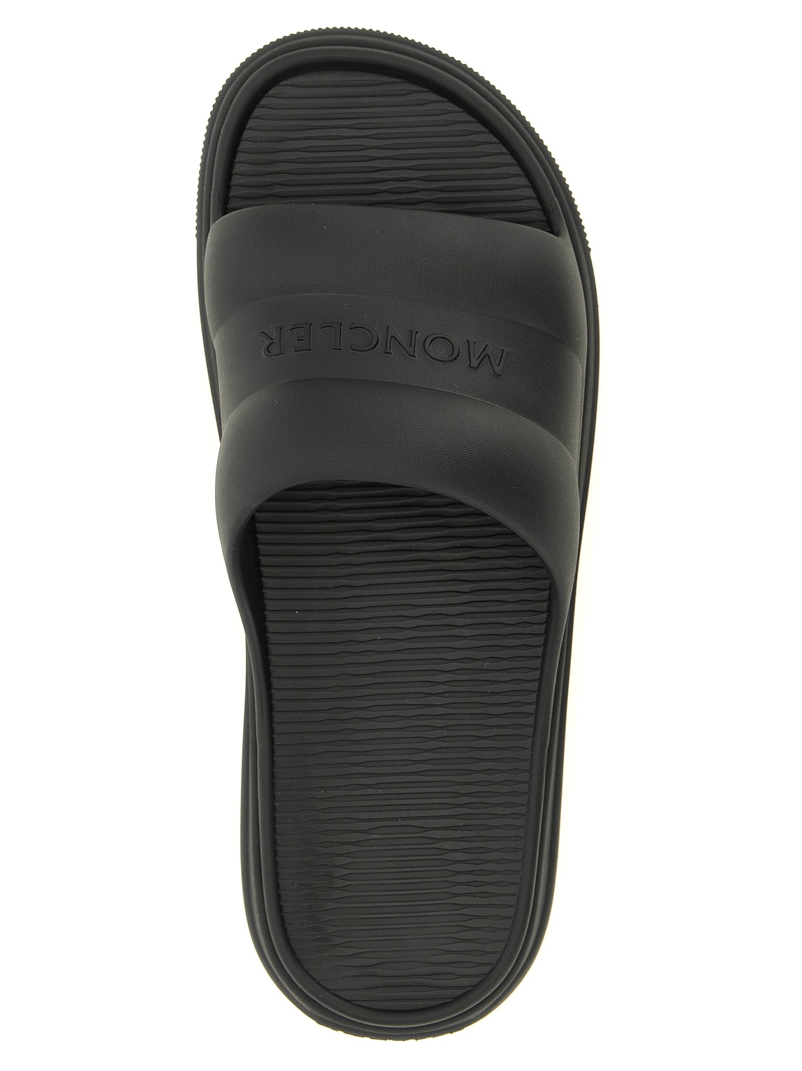 Moncler Altive slides Black Elastane Sandal