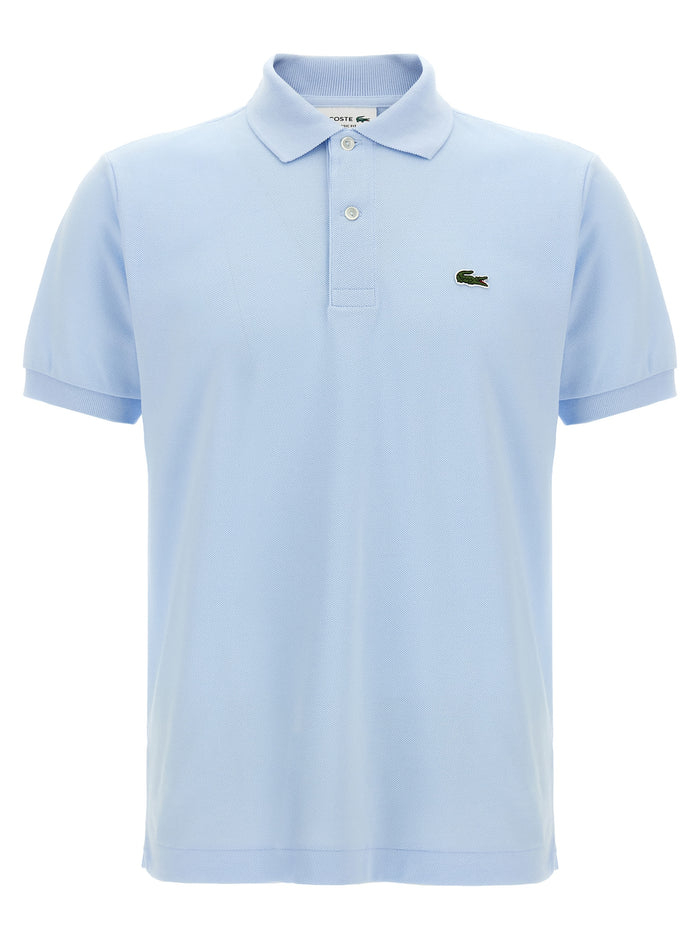 L.12.12 Original polo shirt Light Blue Cotton