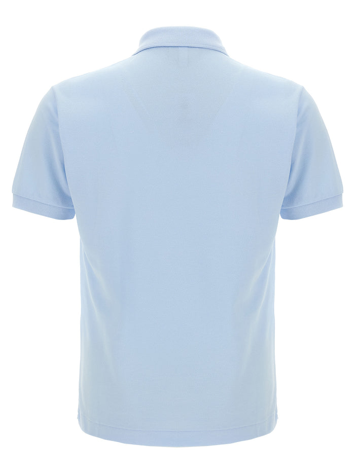 L.12.12 Original polo shirt Light Blue Cotton