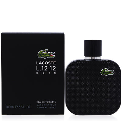 Lacoste Eau De L.12.12 Noir Toilette Spray 3.3 Oz One Color Perfumes