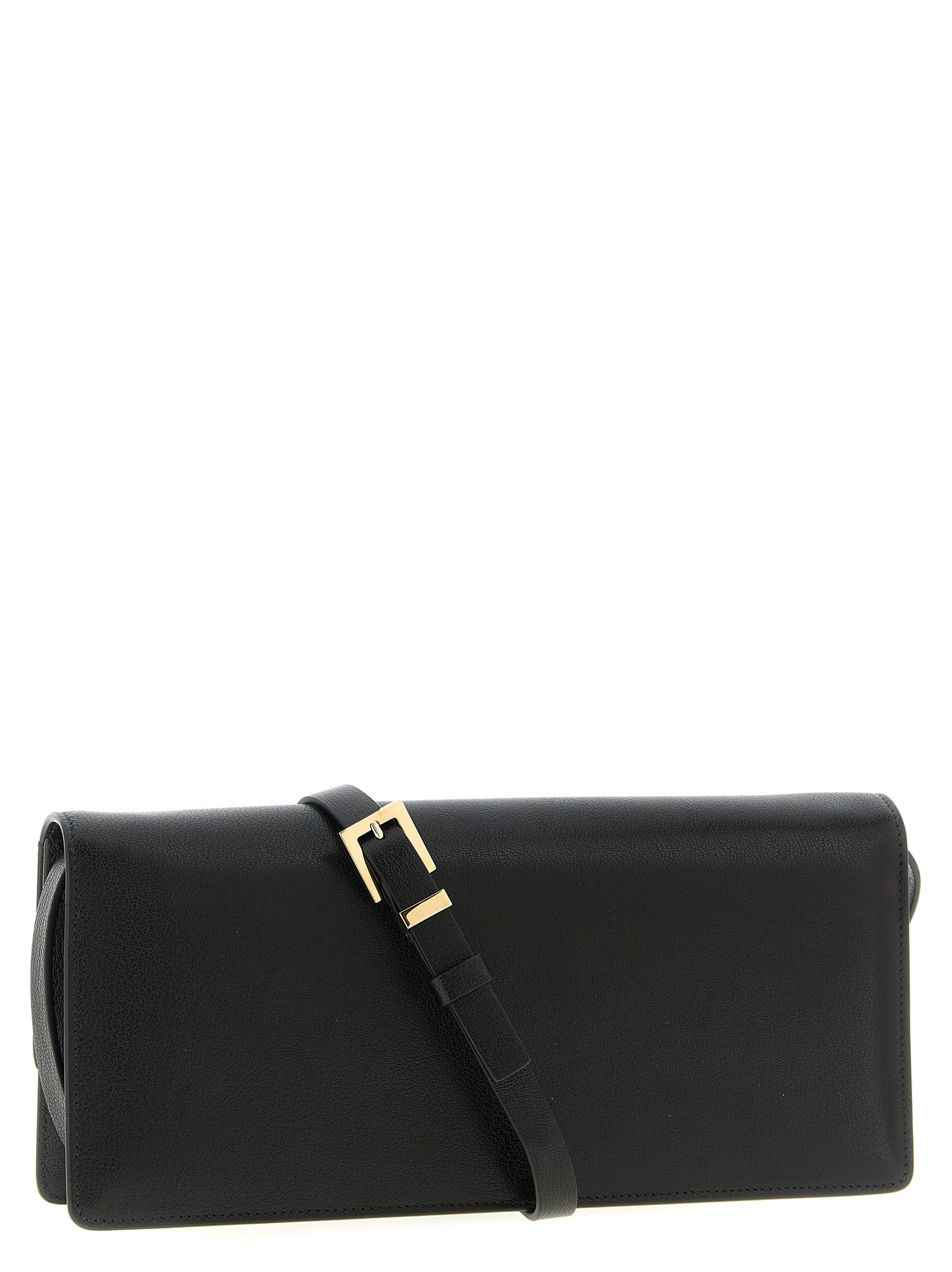 Supple Grain shoulder bag Black