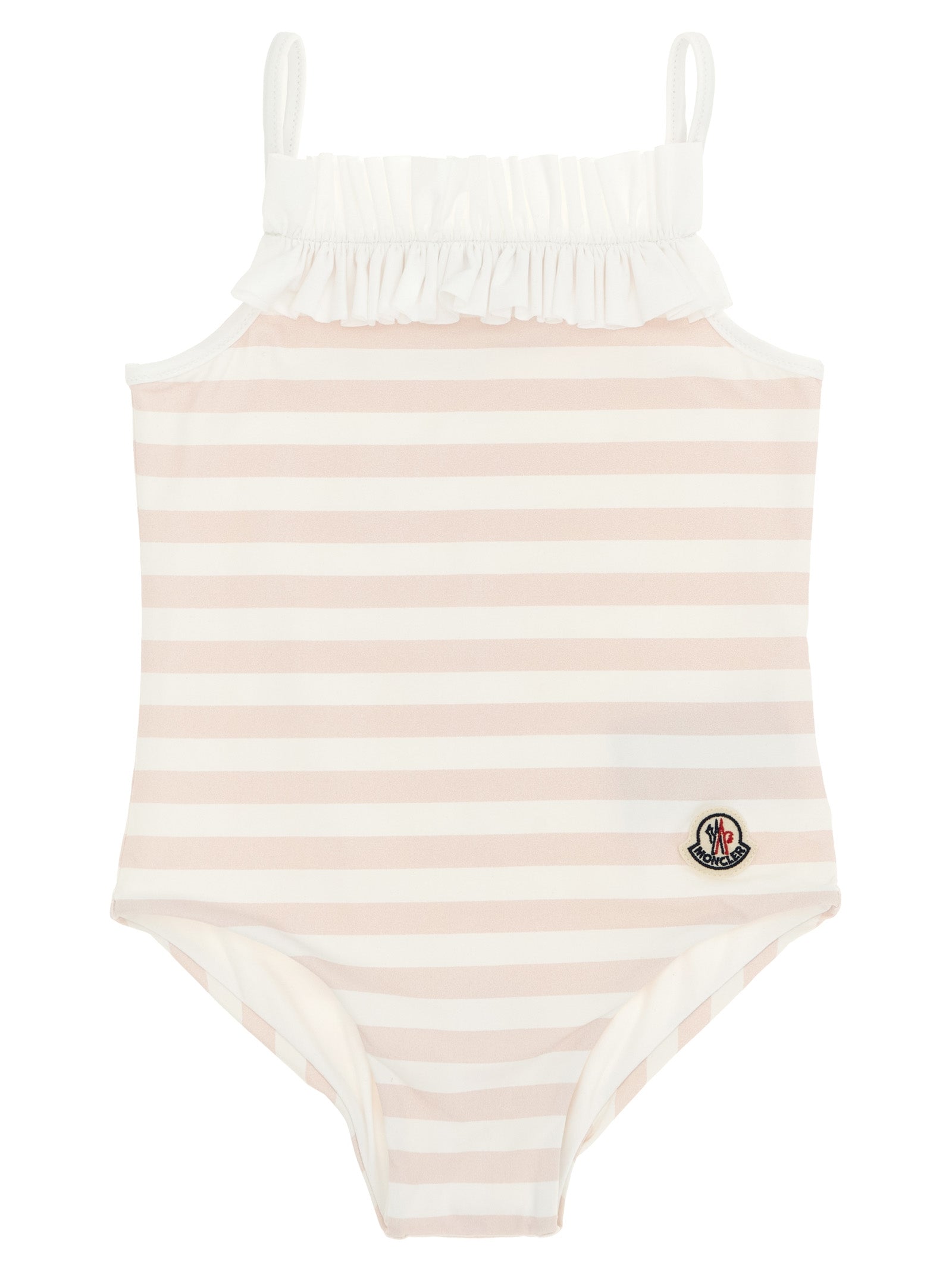 Striped one-piece swimsuit Pink Polyamide Beachwear