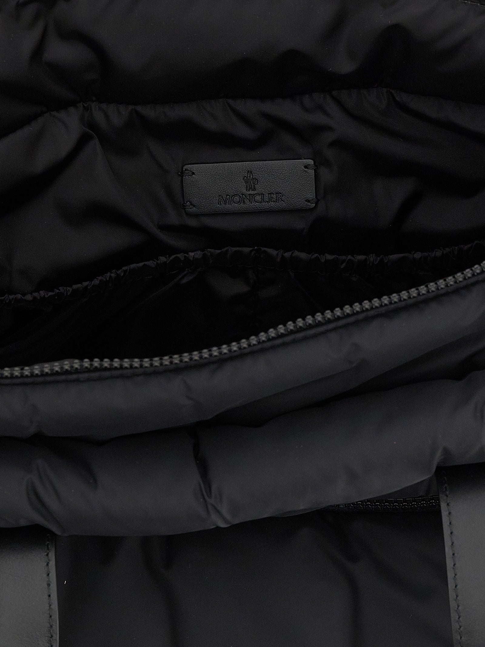 Logo patch baby changing bag Black Polyamide Accessories