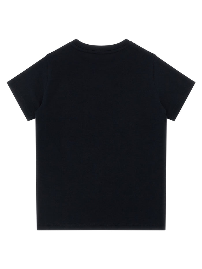 Logo T-shirt Blue Cotton