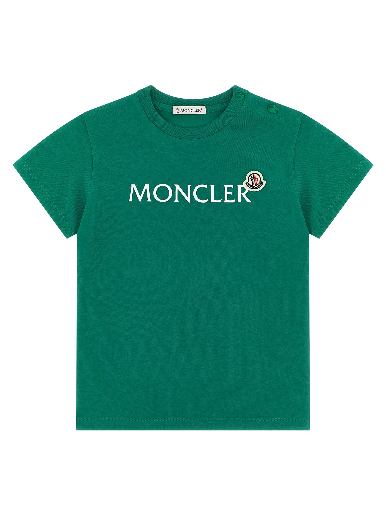 Logo T-shirt Green Cotton