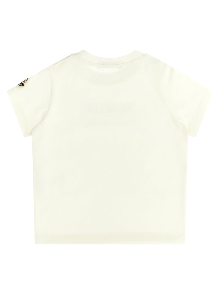 Logo embroidery t-shirt White Cotton