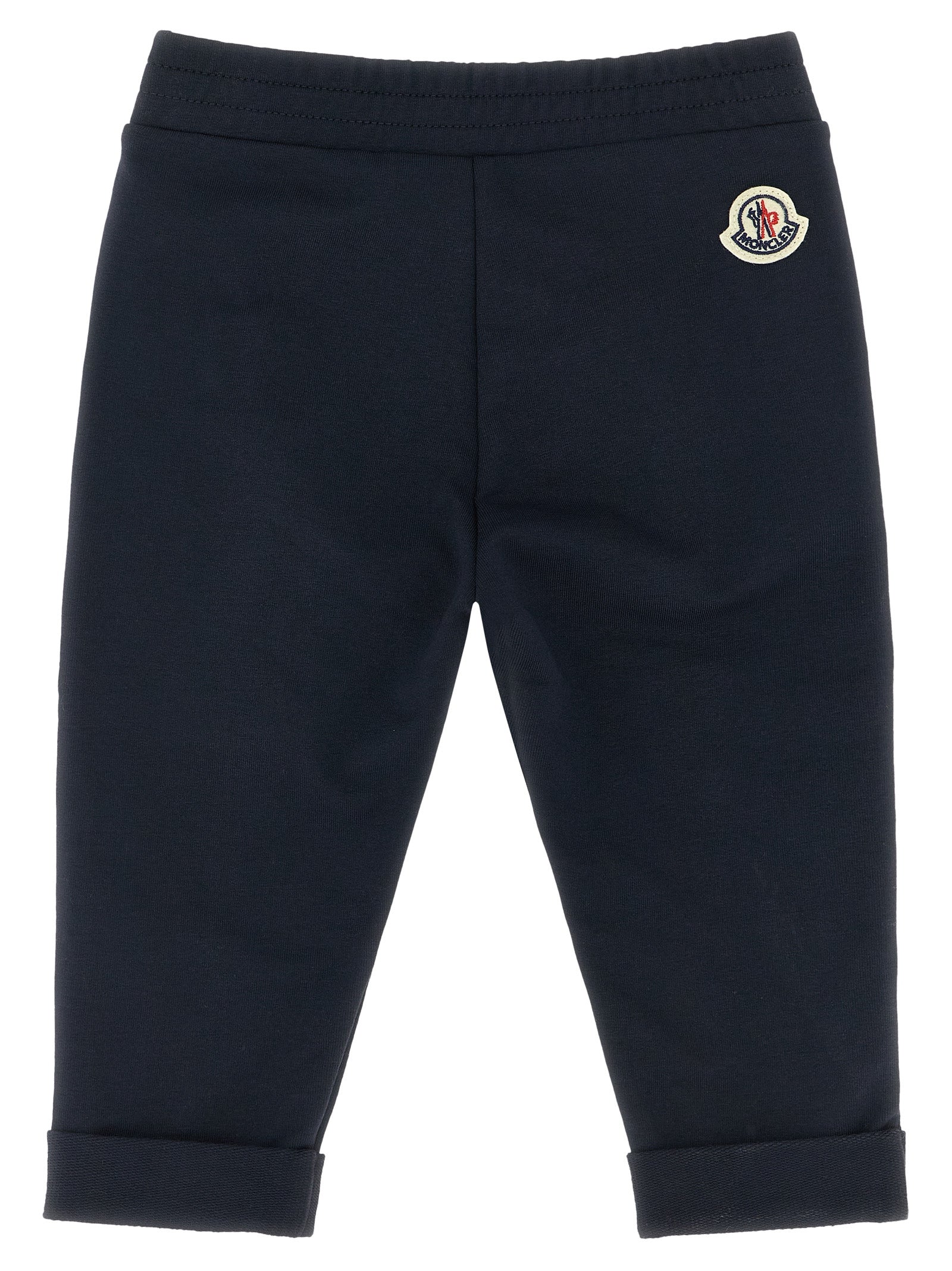 Tricolor ribbon joggers Blue Cotton Elastane Pant