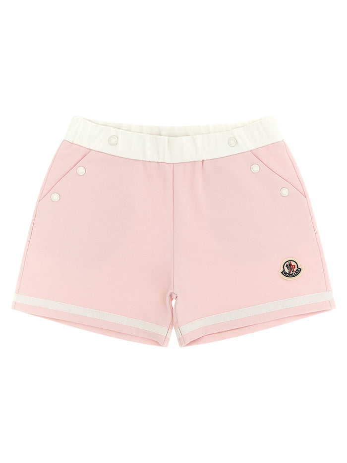 Cotton viscose bermuda shorts Pink Bermuda