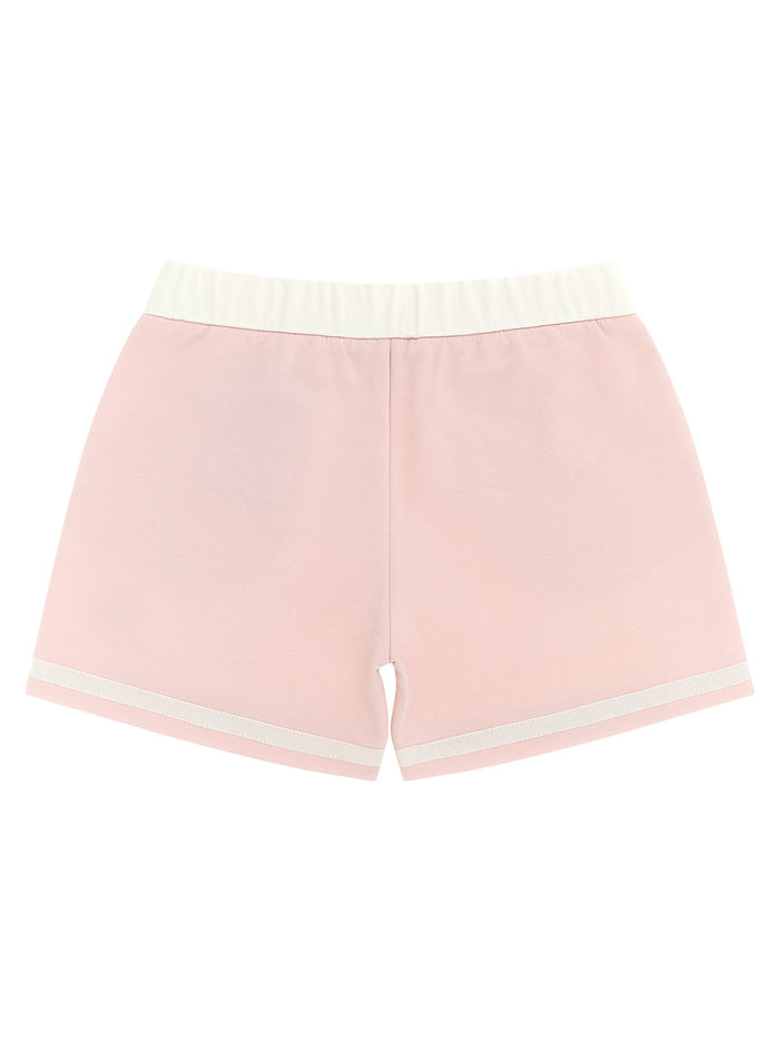 Cotton viscose bermuda shorts Pink Bermuda