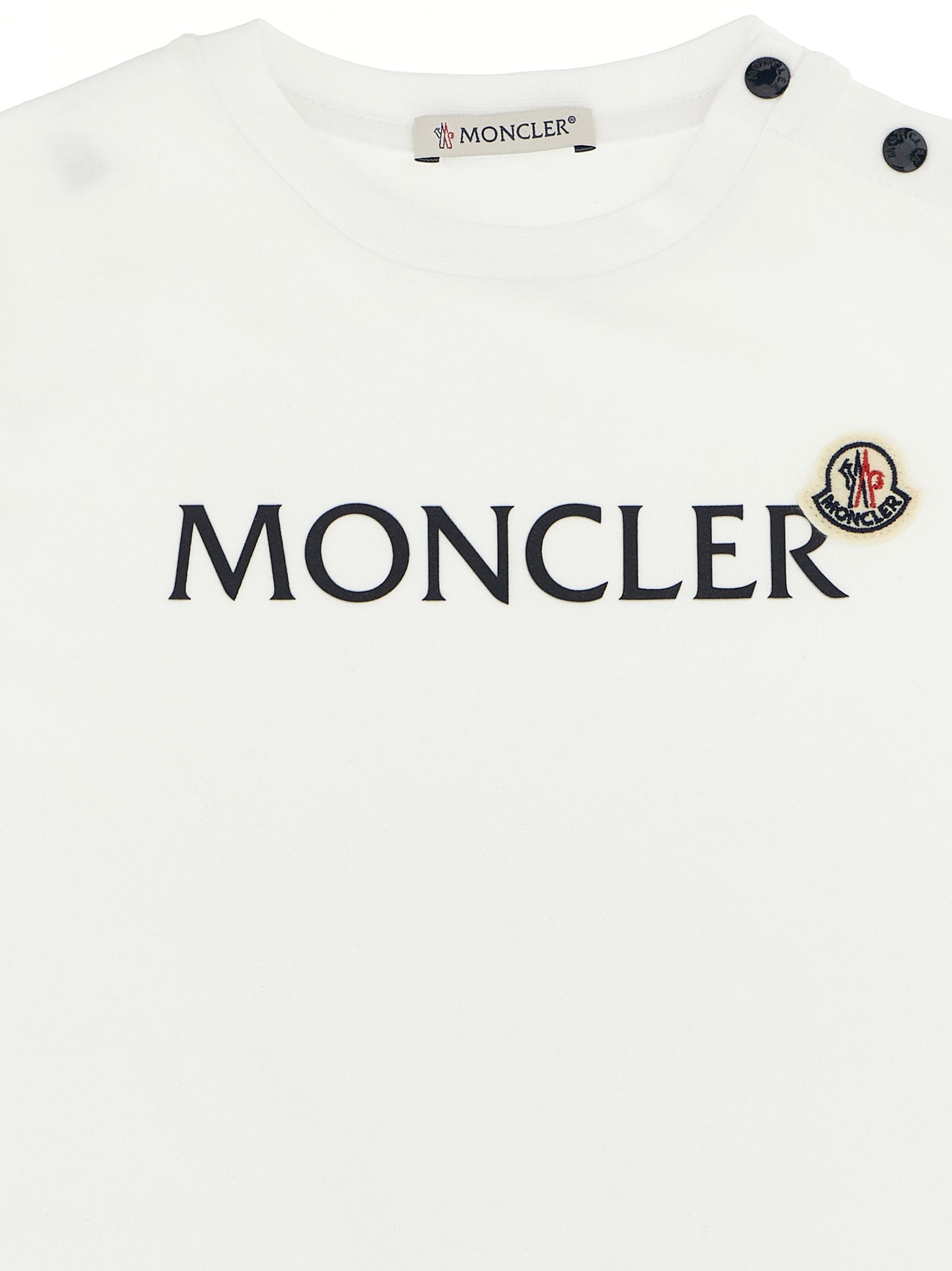 T-shirt + logo bermuda suits White/black Cotton Dress