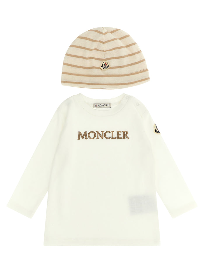 Baby set t-shirt + leggings cap Multicolor Cotton Dress