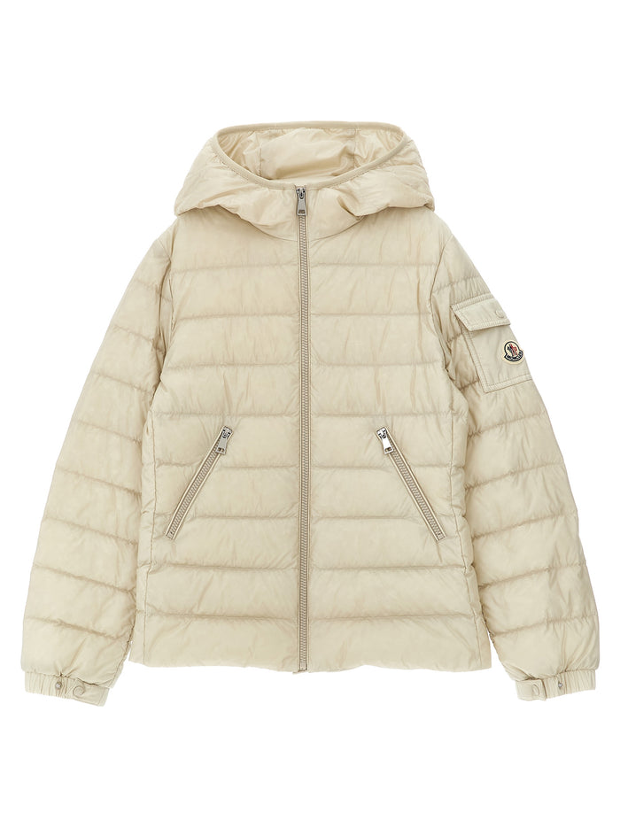 Gles down jacket Beige Polyamide Jacket, Parka, Casual