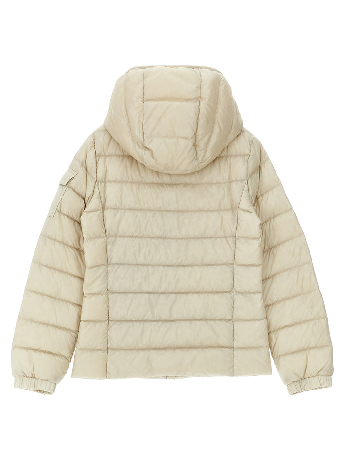 Gles down jacket Beige Polyamide Jacket, Parka, Casual