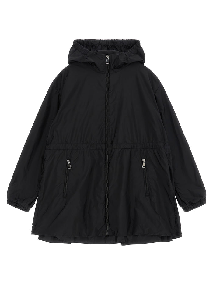 Wete parka Black Polyamide Down Jacket, Parka, Casual Jackets