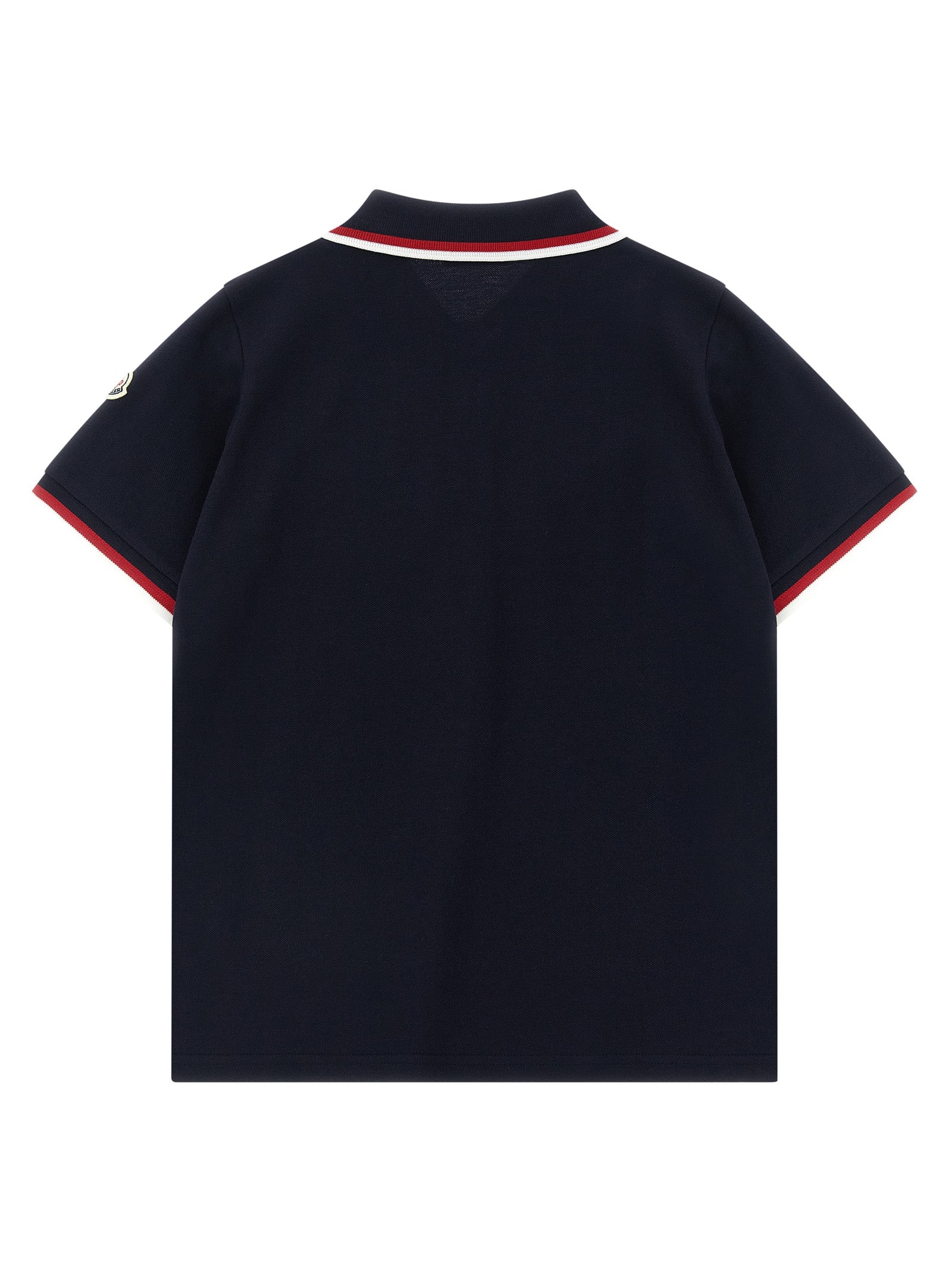 Tricolor polo shirt Blue Cotton