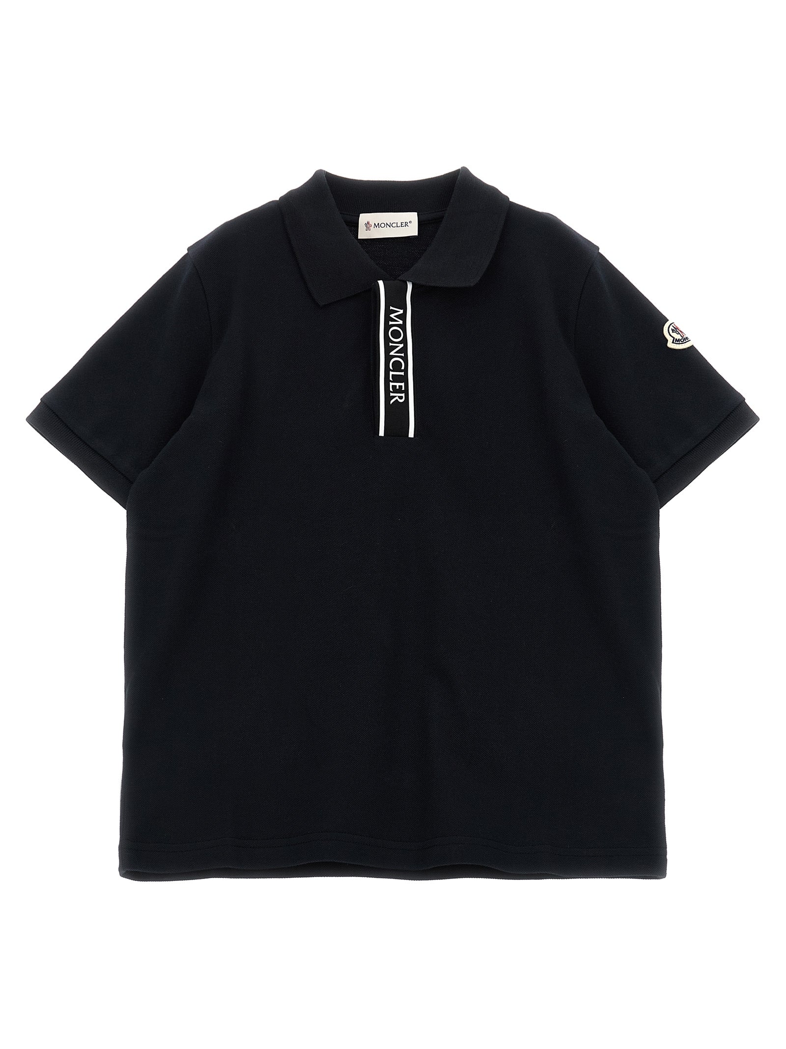 Logo polo shirt Black Cotton