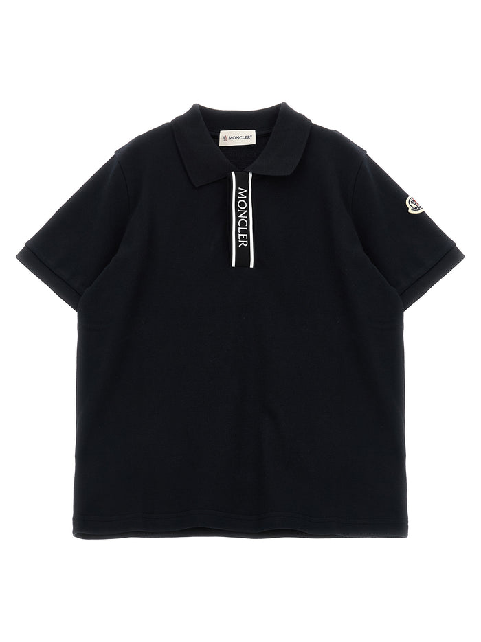Logo polo shirt Black Cotton