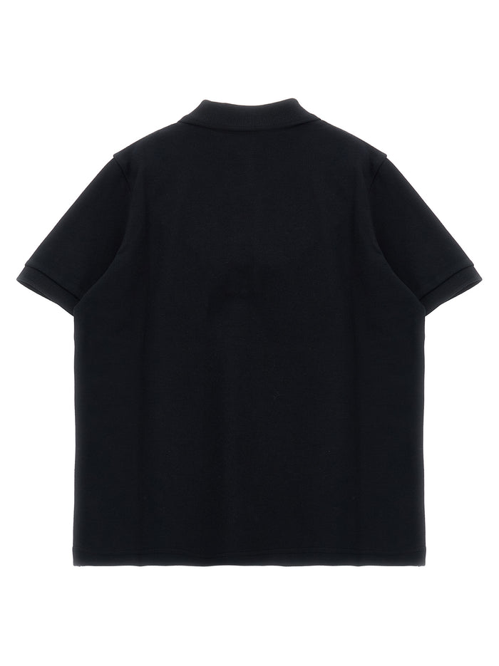 Logo polo shirt Black Cotton