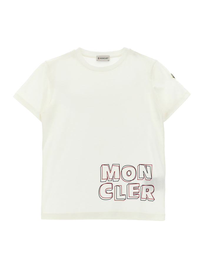 Logo T-shirt White Cotton