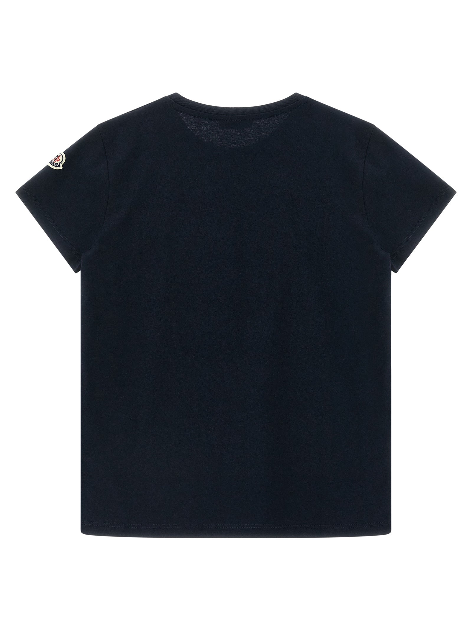 Logo embroidery t-shirt Blue Cotton