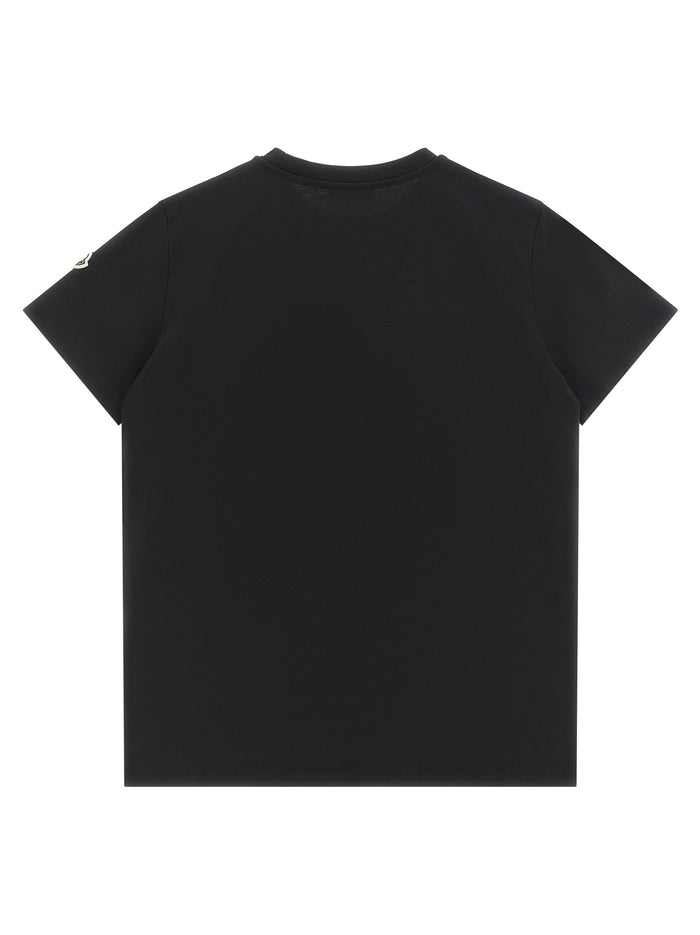 Printed T-shirt Black Cotton
