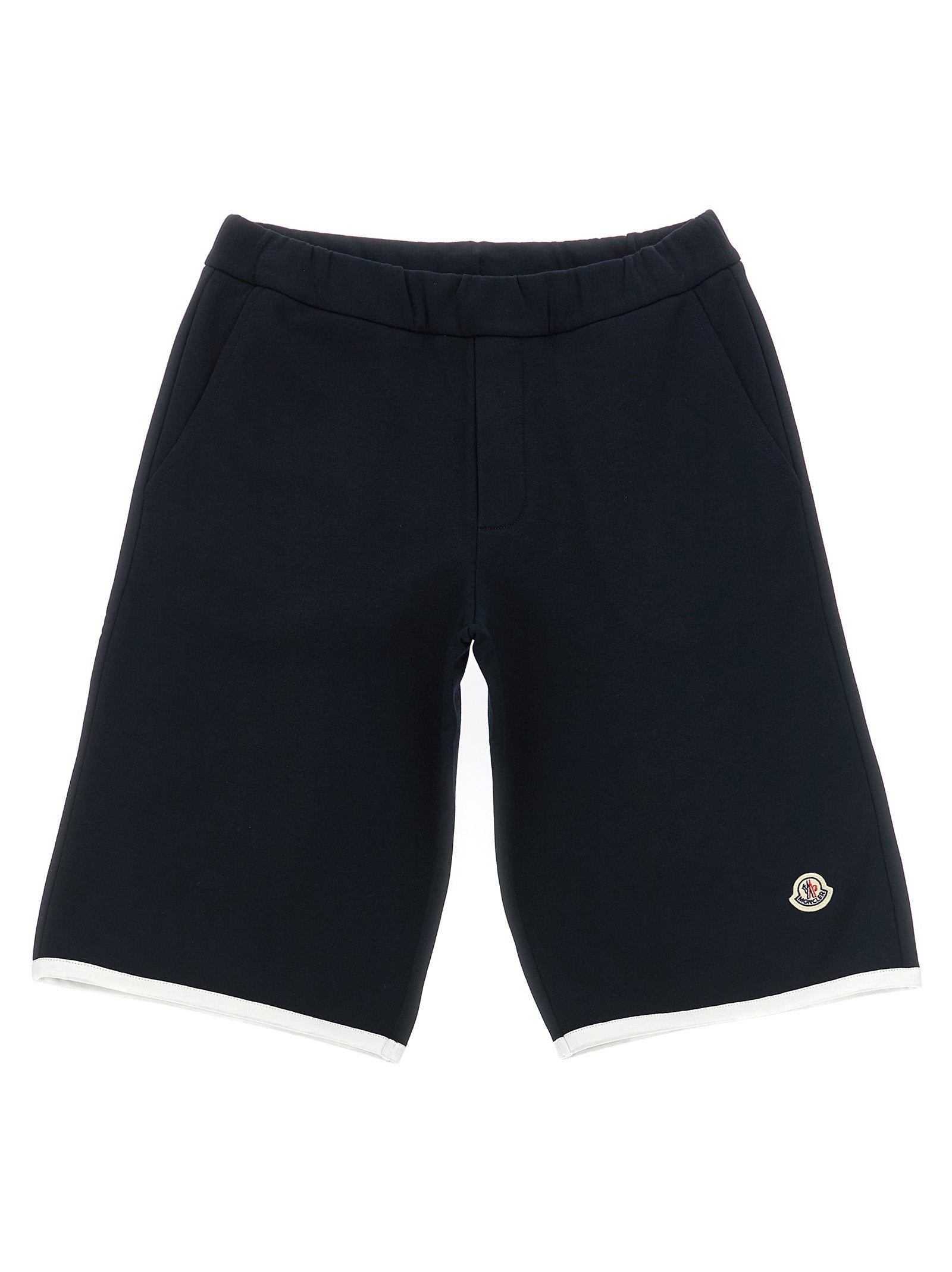 Logo patch Bermuda shorts Blue Cotton Bermuda