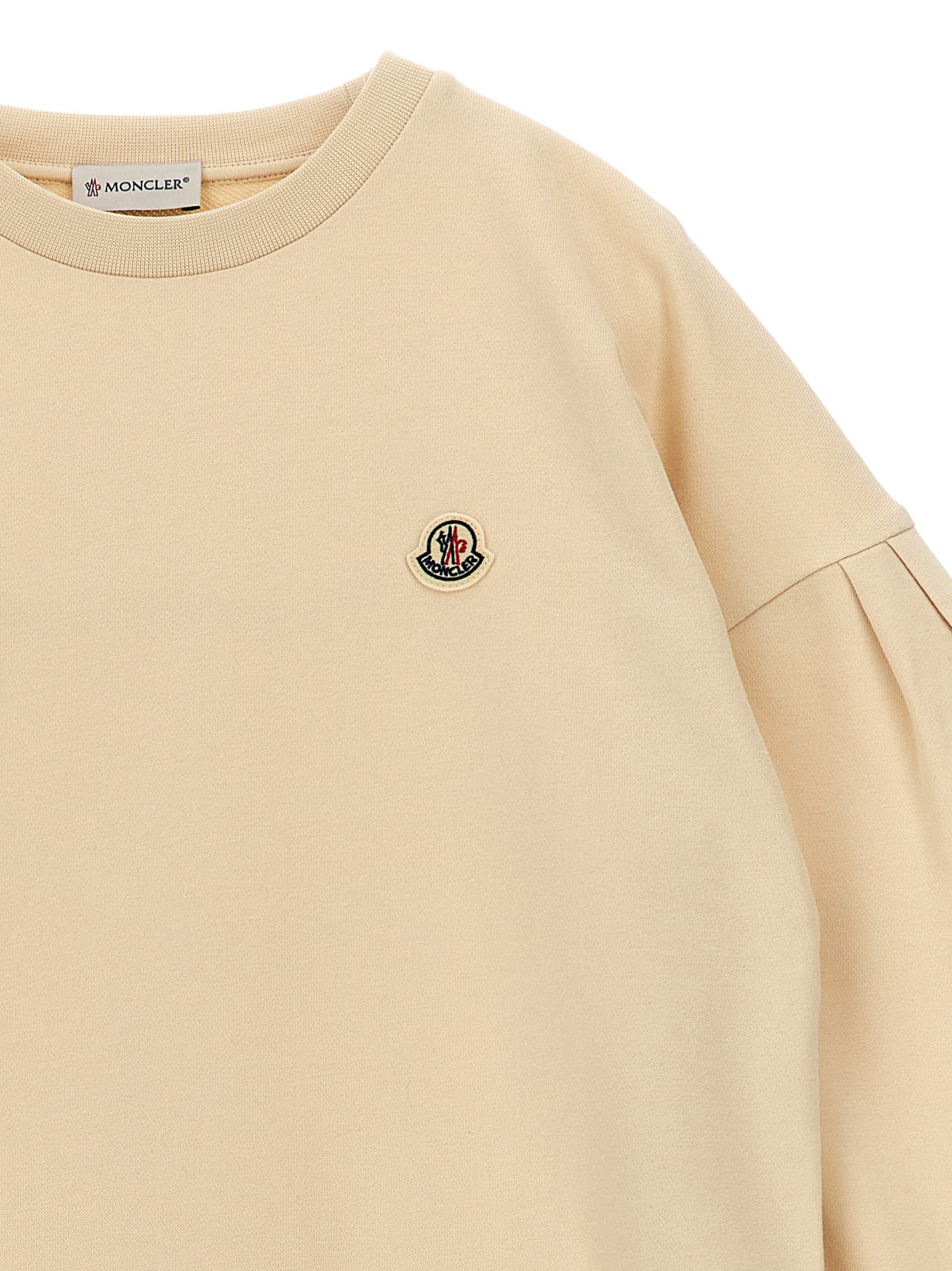 Sweatshirt dress Beige Cotton