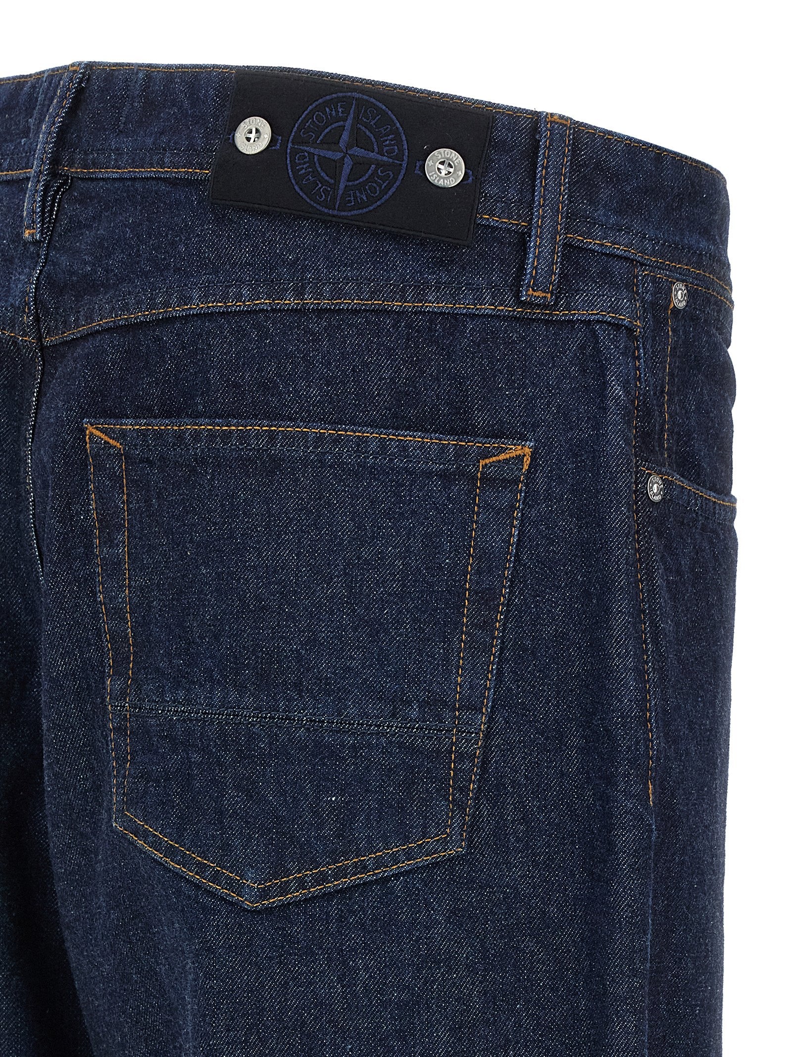 Indigo Denim Jeans Blue Cotton